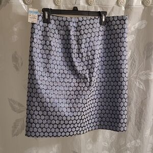 JM Collection Black and White Mini Pencil Skirt